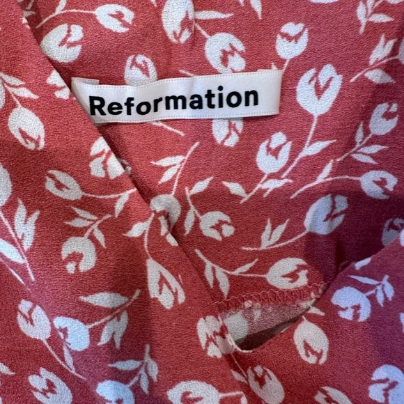 Reformation Marlowe Tulip Print Mini Slip Dress - Picture 5 of 6